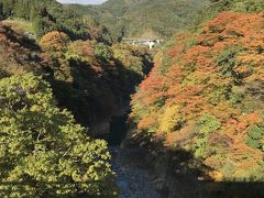 ２時過ぎぐらいですが、写真だとちょうど渓谷の川のところが影で見えにくくなってしまいます、、、
某バスツアーの皆様と一緒に眺めましたｗ

