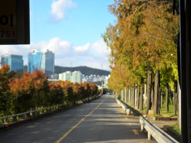 スタジアムの裏通り。