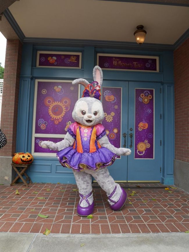 お次はステラ・ルーがグリしていたので並びました。アート・オブ・アニメーションの横です。<br />15分ぐらい？<br /><br />昨年初めて会った時はかわいいと思わなかったけど、何だかかわいく見える(*^^*)<br />ルーちゃんファンにはすみません^^;