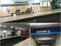 お腹も満たされて、リスボン観光へ

メトロ マルティン モニス駅→カイス・ド・ソレ駅へ

@Viva Viagem
1日乗車券利用
6.50€だったかな?

