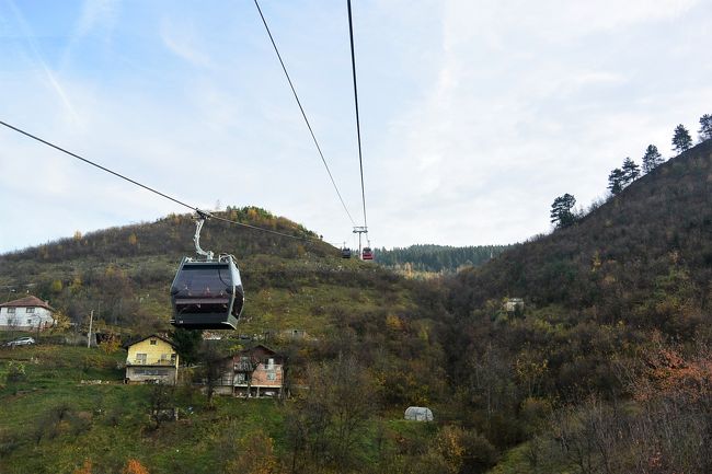 サラエボ・ロープウェイからの眺め。