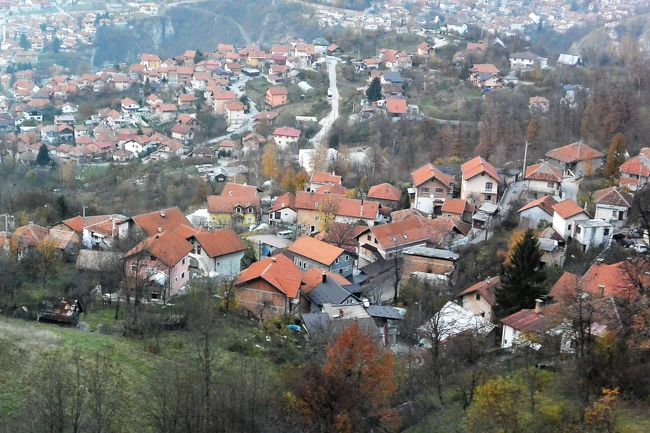 サラエボ・ロープウェイからの眺め。