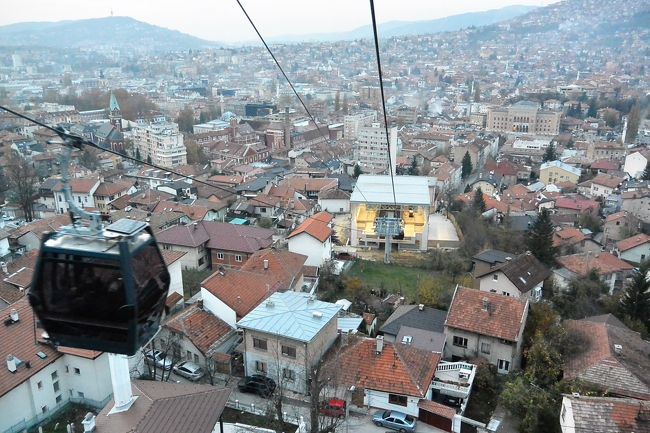 サラエボ・ロープウェイからの眺め。
