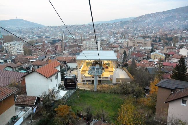 サラエボ・ロープウェイからの眺め。