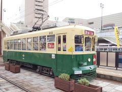 特急列車の中で事前に購入していた、市電のスマホ一日乗車券を片手に長崎観光に出発です。