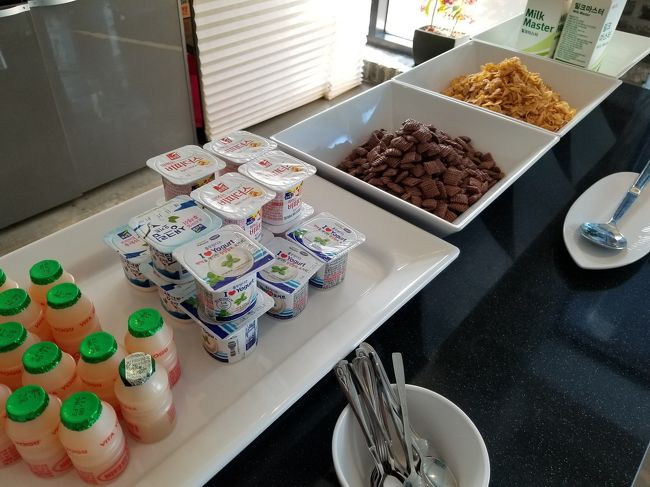 ヨーグルトがあったので、それを頂きました。