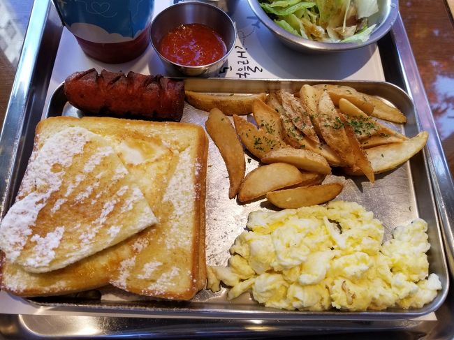 夫はまたハムエッグか何かだったかと。