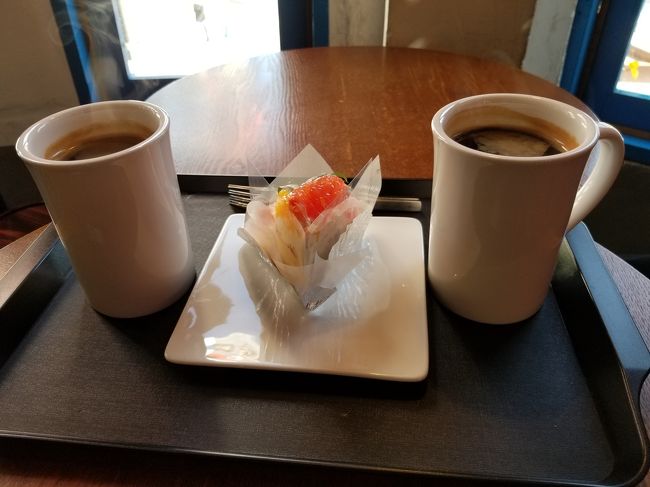 コーヒーが大きい！<br />コーヒーは一つだけでよかったかも。<br />