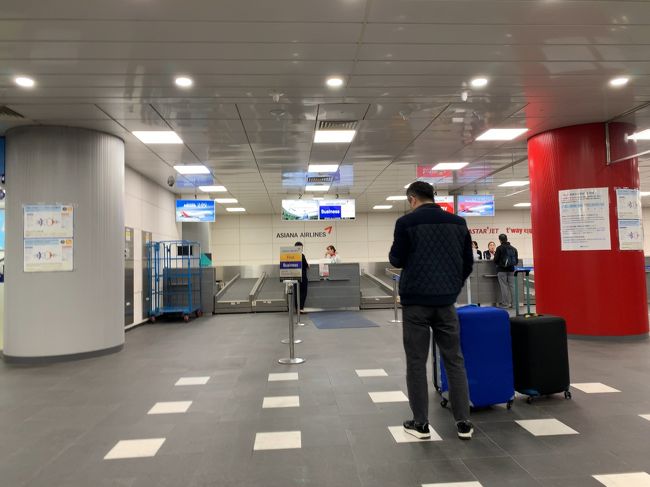 アシアナ航空などの韓国系キャリアを利用の場合、ここでチェックインできるので帰国するまで身軽になれます。
