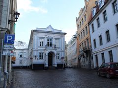 リガ城付近の街並み