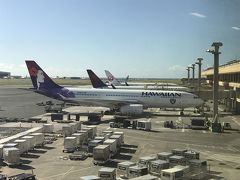 殆ど揺れることもなく、イノウエ空港に着陸。

ありがとうエアバス330！