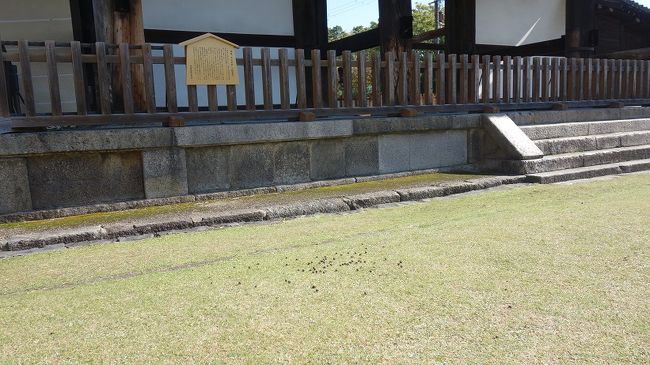 　転害門の鹿野糞