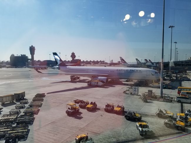 飛行機遅れもなく無事に出発出来そうです。<br />ありがとう香港。<br />