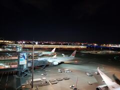 飛行機は24時30分ということで、
空港には22時に到着。
すでにチェックインは始まっており、エコノミーの一般列には多くの人が並んでいましたが、48時間前にwebチェックインしたので、専用レーンでささっとチェックイン。