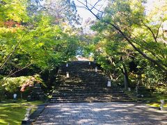 3日目の朝です。　今日も良い天気です。
市内の近い位置にある竹林寺にきました。　ここも来てみたかった場所
くねくね山道でしたが一方通行なので走りやすかったです。

まだ
紅葉してなかったけど緑がいっぱいで綺麗でした