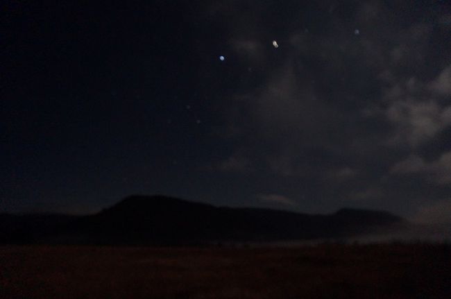 うわぁぁぁ～三脚持ってこなかった時に限って、こんな良い星空☆☆
