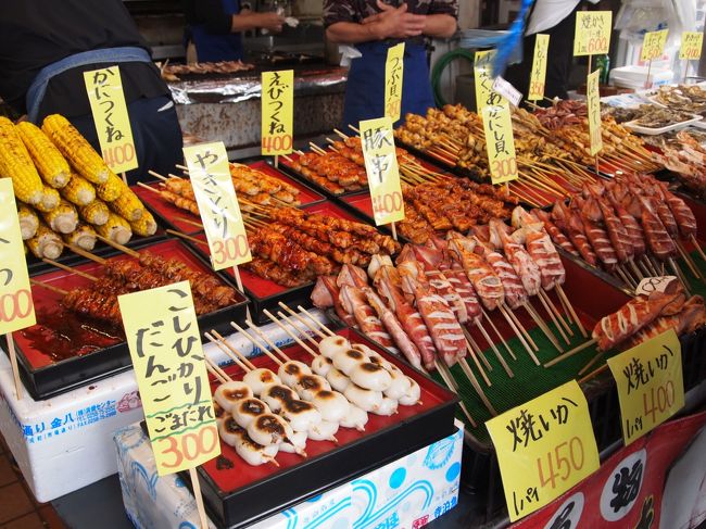 美味しそうな浜焼きもいろいろ。