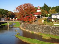 この後、ほっとゆだから北上線で40分、北上まで行き、東北線に乗り換えて水沢へ行く予定でしたが、電車のトラブルで30分遅延が発生し、金ヶ崎からタクシーに切り替えて江刺へ。明治記念館を遠くに見る町並みがとてもきれいでした。