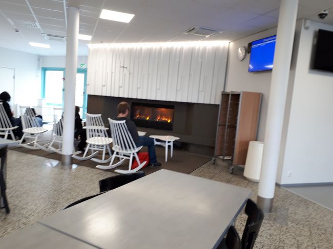 空港内の待合室