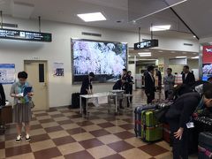 初めての秋田空港発。