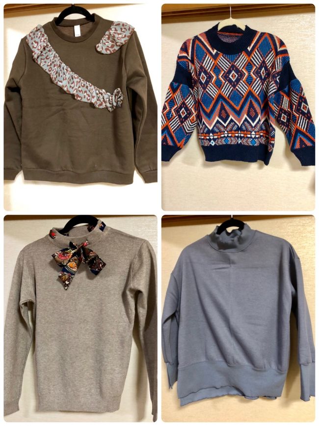 娘もガンガン服をゲット<br /><br />セーターも1万Wからあり<br />楽しい꒰๑˃꒵˂꒱◞ ♪⋆ฺ｡