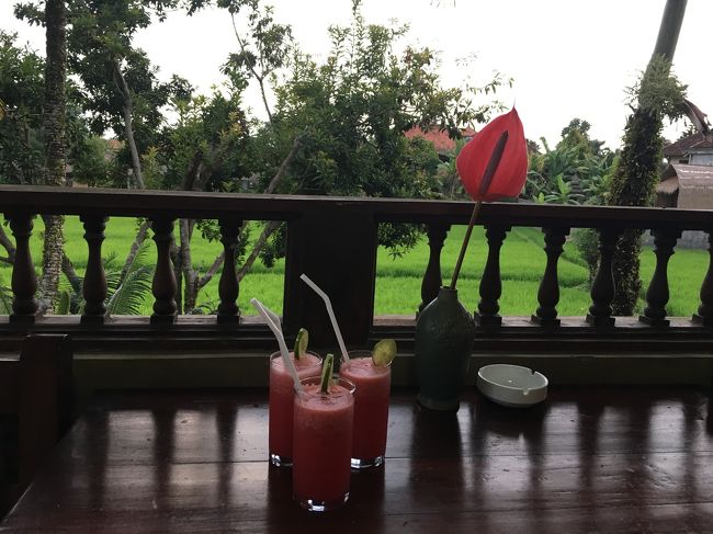 ウェルカムドリンクがうまい！！