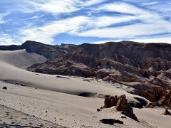 【世界最高峰の砂漠：アタカマ砂漠、「死の谷」に向かう】

ぺんぺん草も生えない乾燥地帯だから、死の谷....か......