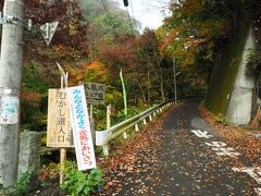 水根バス停を越え左に曲がれば奥多摩むかしみち入口。ここからしばらくは登ります。