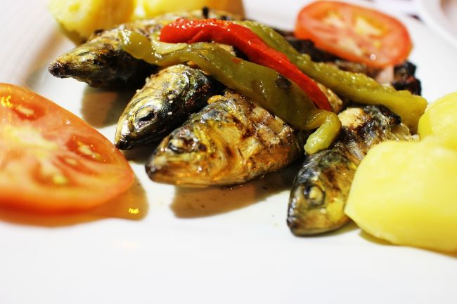 適当に入ったお店で鰯のソテー。