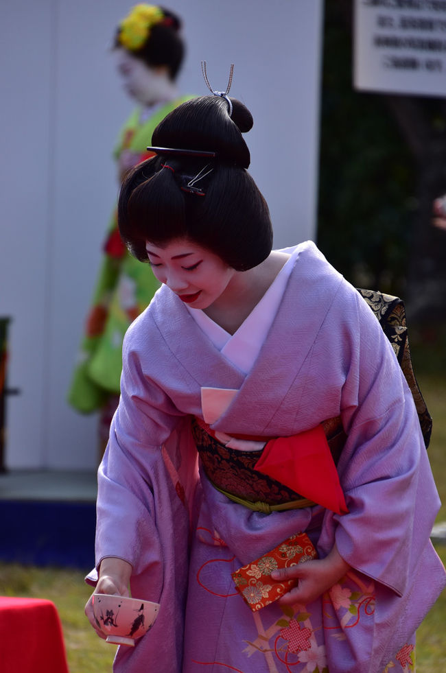 2020年のクリスマスの特別な衣装 正絹 丸帯 芸者 日本舞踊 着物