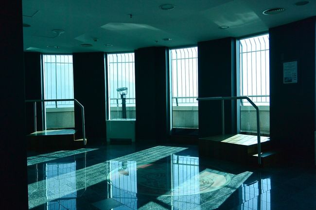 アヴァズ・ツイストタワー36階の展望台。