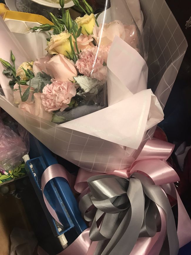 お花は何回もらっても嬉しいです！