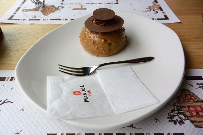 『Spazio Gourmet』のキャラメルムース。<br /><br />甘すぎずおいしいけど、大き目サイズなので2人でシェア。