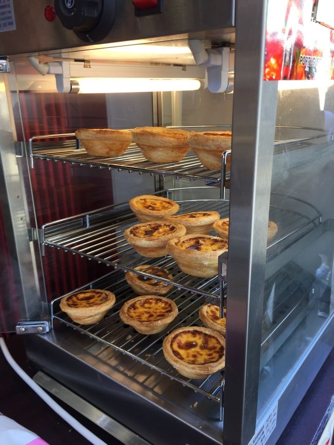 デザートは、鉅記手記のエッグタルト。