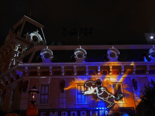 メインストーリー全ての壁がミッキーでマッピング！！<br />すごーい(^o^)