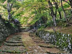 最後に百済寺(ひゃくさいじ)へ

こちらも駐車場から参道を登ります

こちらは駐車場の横から上を見たところで

ここは通れませんので

一旦、入場料を払う入口に入ってから

参道に行くことになります

