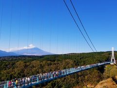 この場所からは右手に富士山。