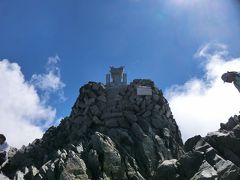 奥穂高岳山頂到着。