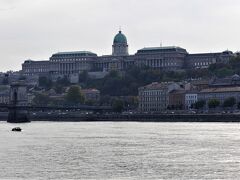 ブダの王宮が見えます。