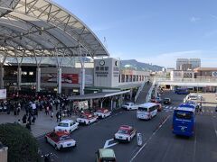 けっこう過密スケジュールだったが無事長崎駅に到着
飛行機と船の組み合わせなので晴天でよかった