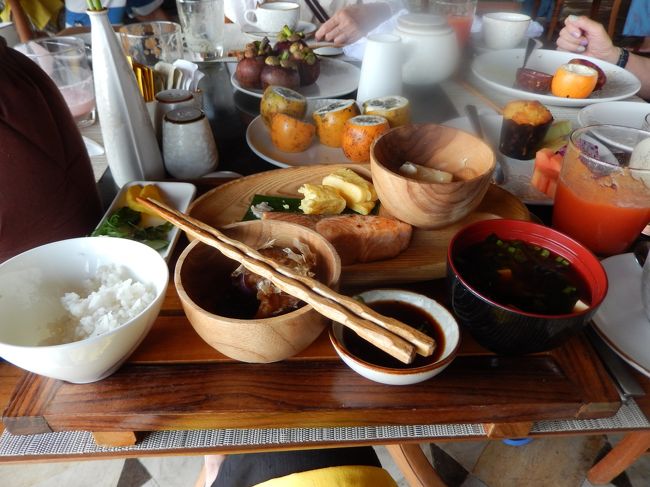 <br />　三日目の朝食。和食をお願いしたが、残念なことに<br /><br />　ご飯がパサパサ。3月に来たときはしっとりしてたのにな。<br /><br />　おかずは、以前と同じに美味しかった。<br /><br />　