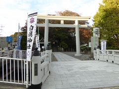 戸塚からはあまり観光もせず来たので、最後に白旗神社にだけはお参り。ここは源義経の首が祀られているので、源氏の白旗にちなんで、そう呼ばれているのだとか。