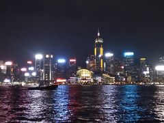 九龍側から見た香港島の夜景