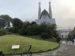 5日目の朝の徘徊
坂の多い長崎に折りたたみ自転車を持ち込んで意味あるのか?と思ったがかなり活躍した、自転車なかったらこれだけ回れなかったと思う
（階段が多く自転車を担いで登ることがあるのでママチャリでは厳しそう）