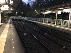 大平台駅はスイッチバック形式の駅です。列車に乗っていると実際の勾配や地形をあまり感じないせいか、スイッチバックの必要性をあまり感じませんが、こうしてみるとなるほど必要だということがわかります。