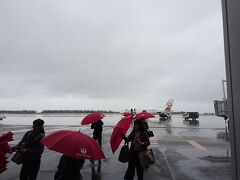 おおよそ40分ぐらいで函館空港に到着。