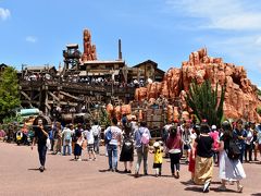 残念ながらスペースマウンテンは修繕中なので、差ほど混雑していない日なのですがビッグサンダーマウンテンが大混雑。
まぁディズニーランドですから…( ´Д｀)