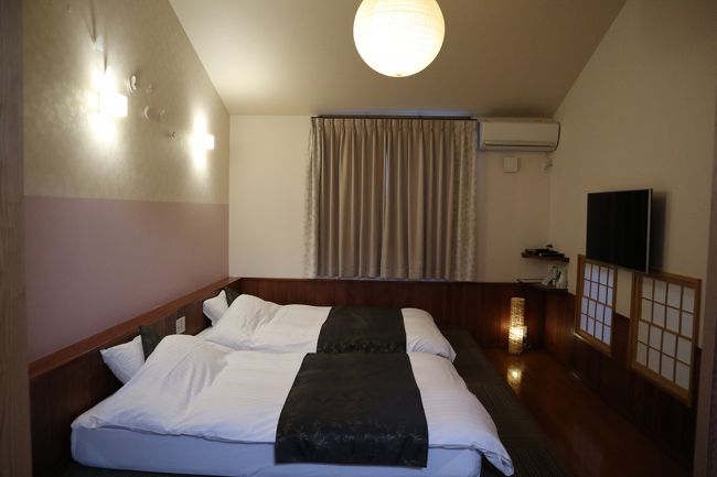 寝室。広くて快適でした。