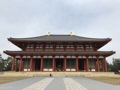 興福寺　中金堂

中金堂は、藤原不比等が興福寺の最初の堂宇として、和銅3年(710)の平城遷都と同時に創建。当時の規模は奈良朝寺院の中でも第一級であったそうです。
創建より６回の焼失・再建を繰り返し、享保２年(1717)に焼失した後は財政的な問題により文政2年(1819)に規模を縮小した「仮堂」を再建。
その後は老朽化が進んだため、平成12年(2000)に解体。
発掘調査後、平成22年(2010)の立柱式、平成26年(2014)の上棟式を経て、平成30年(2018)に再建落慶を迎え、創建当時の様式で復元されました。
単層裳階（もこし）付き寄棟造　桁行９間、梁行６間