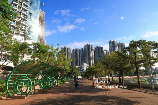 〇　荃灣海濱公園<br /><br />ランブラー海峡沿いの公園。